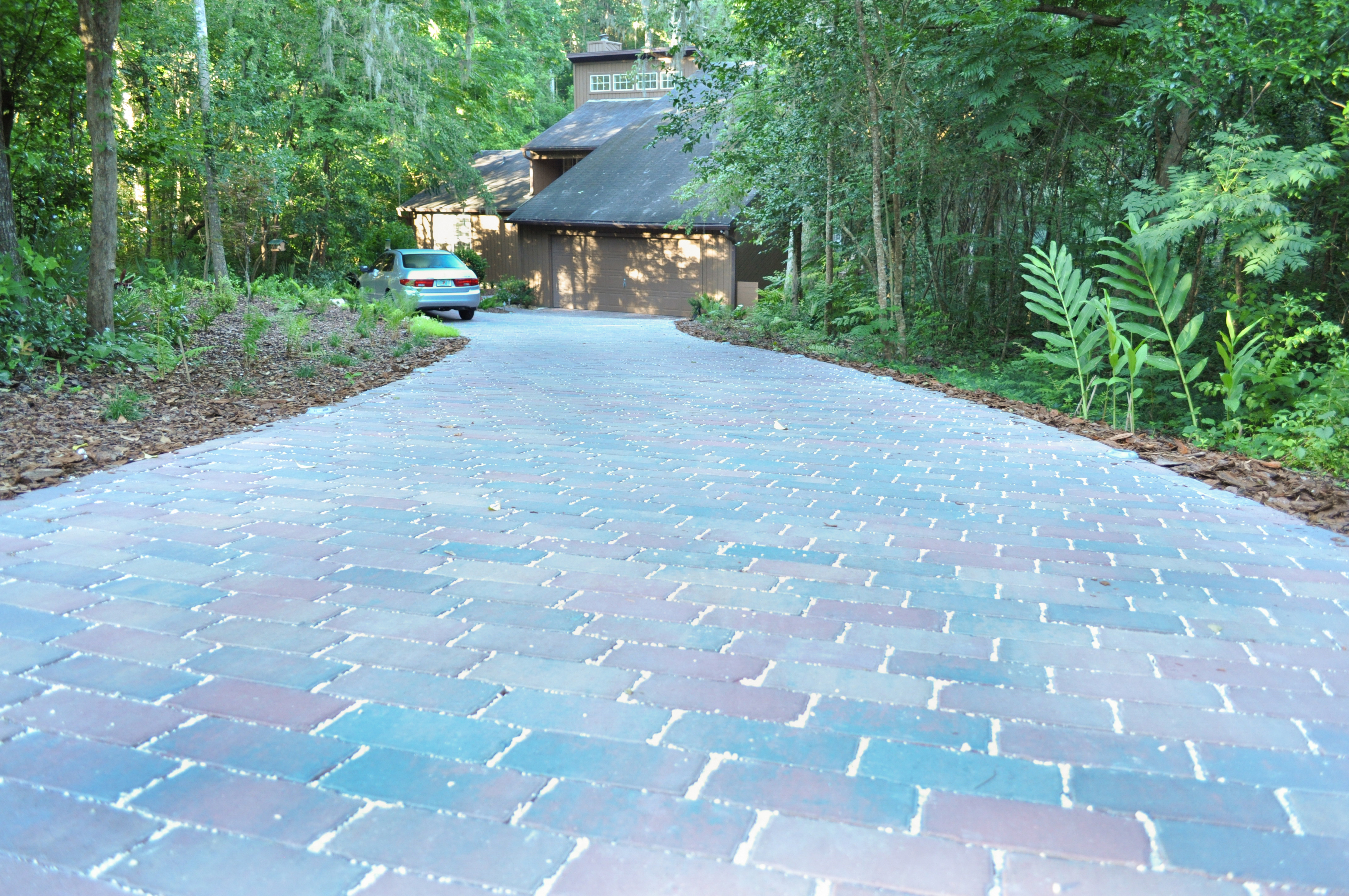 A permeable driveway